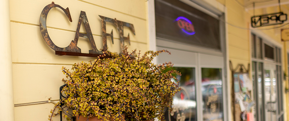facade of coffee shop